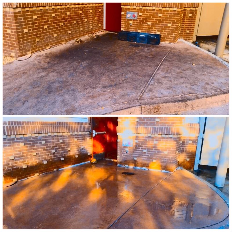 Concrete cleaning Fort Collins, Loveland, Greeley, Windsor, Longmont, Berthoud, Wellington, Estes Park, Cheyenne Wyoming and surrounding areas.
