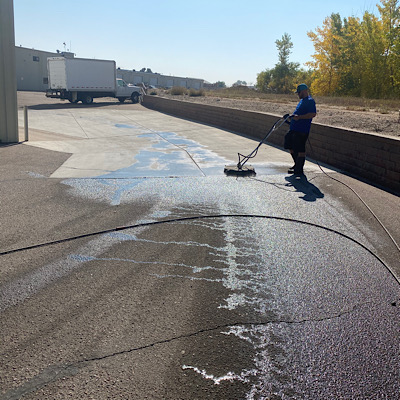 Hot water pressure washing near me