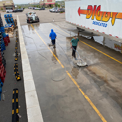 Hot water pressure washing near me