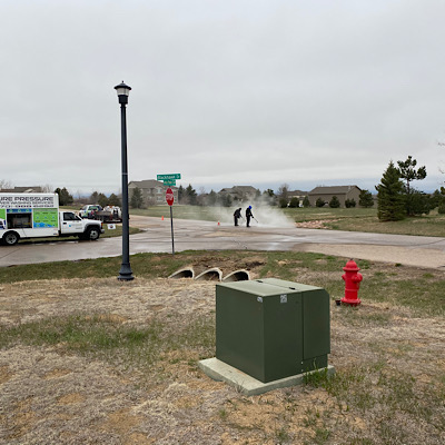 Hot water pressure washing Fort Collins Colorado