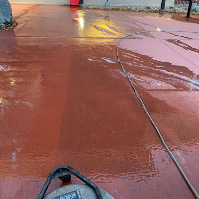 Hot water pressure washing Loveland Colorado