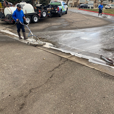 Hot water pressure washing Loveland Colorado