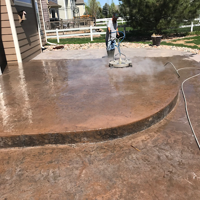 Hot water pressure washing Loveland Colorado