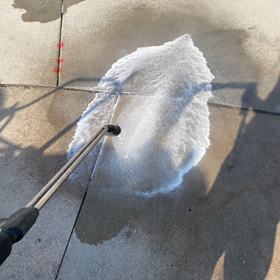 Hot water pressure washing Greeley Colorado