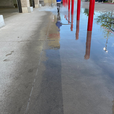 Hot water pressure washing Greeley Colorado