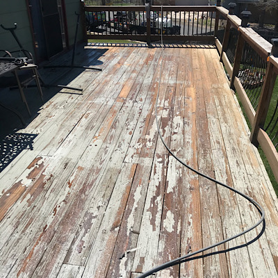 Deck Staining Greeley Colorado