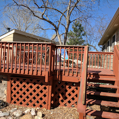 Deck Staining Windsor Colorado