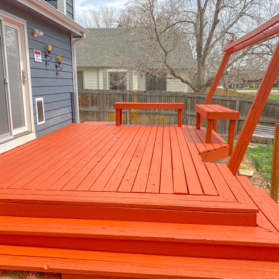 Deck Staining Longmont Colorado