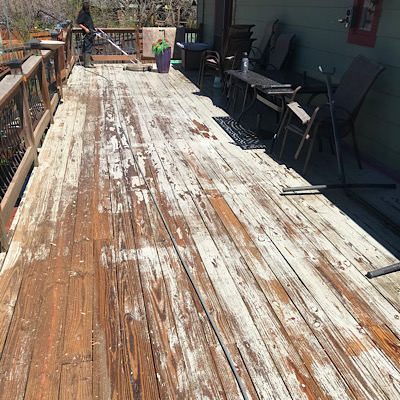 Deck Staining Greeley Colorado