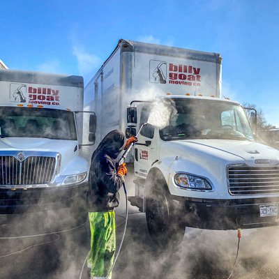 Why hire a professional fleet washing company.