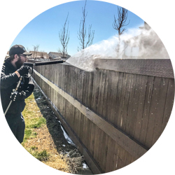 Fence Staining/Painting & washing Fort Collins, Loveland, Windsor, Greeley, Longmont, Berthoud, Estes Park, Wellington, Cheyenne Wyoming and surrounding areas