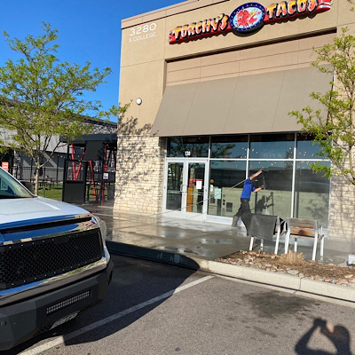Restaurant Pressure Washing Longmont Colorado