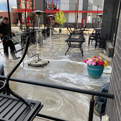 Restaurant Pressure Washing Windsor Colorado