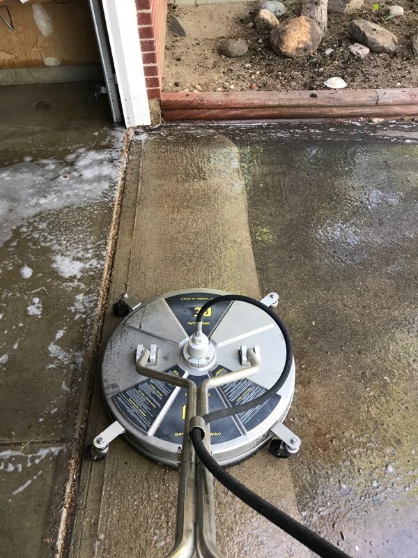 Concrete cleaning Fort Collins, Loveland, Greeley, Windsor, Longmont, Berthoud, Wellington, Estes Park, Cheyenne Wyoming and surrounding areas.
